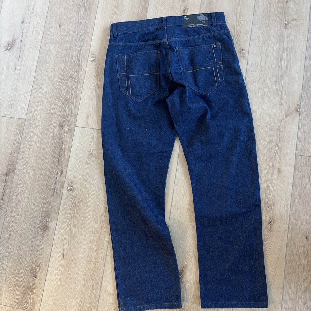 Vtg RocaWear Men's Jeans Regular Fit Straight Leg Dark‎ Denim Y2K Size 38W